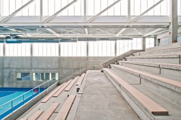 sporthal hekers, interieur